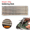 250g/400g High Purity Tin Solder Rod Pure Tin bar No Lead Soldering 63/47 Low Melting Point Antioxidant Sn Welders Welding Wire