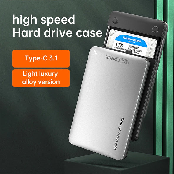 2.5 Inch SSD/HDD Case USB3.0 External Hard Disk Case HDD External Case SATA Connection Supports UASP Mac/Windows/Linux usb hub