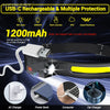 LED Sensor Headlamp Built-in Battery USB Rechargeable Head Flashlight Headlight LED Head Torch Camping Fishing Search Light