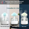 Aromatherapy Essential Oil Diffuser Wood Grain Remote Control Ultrasonic Water Drops Air Humidifier With 7 Color Lights Home