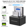 2 Bay 2.5 3.5 inch Hard Drive Docking Station USB3.0 to SATA HDD Case Dual HDD Dock Support 32TB Mobile HDD Enclosure