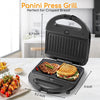 Sandwich Maker Panini Press Grill, 3 in 1 Waffle Maker with Removable Non-stick Plates, Electric Grilled Cheese Maker, 750W