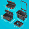 by BLACK+DECKER BLACK+DECKER BDST60500APB Stackable Storage System - 3 Piece Set (Small, Deep Toolbox,