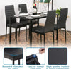 Dining Table Set Glass Dining Room Table Set for Small Spaces Kitchen Table and Chairs for 4 Table