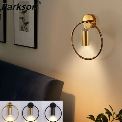 Modern LED Wall Lamp E27 5W Bedside Scones Luxury Wall Lights Fixtures For Home Decor Dining Living Room Bedroom Indoor Lighting