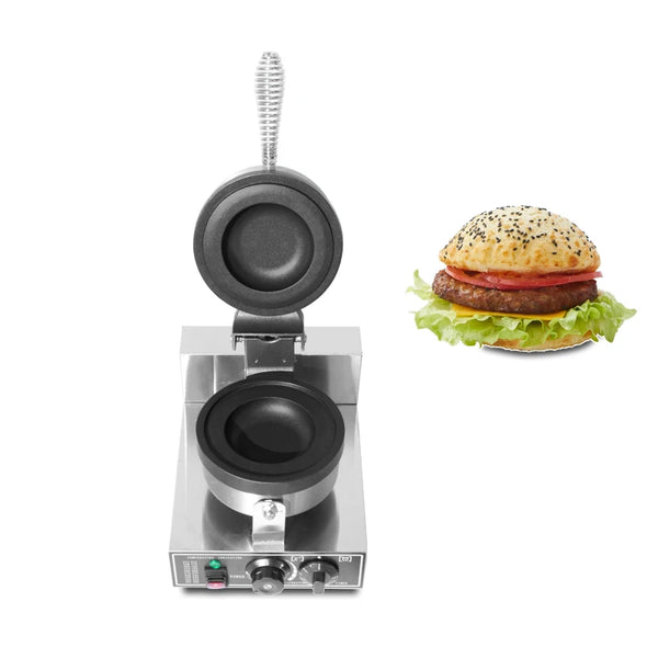 Commercial Electric UFO Burger Grill Gelato Panini Press Making Machines Burger Commercial Snacks Ice Cream Waffle Machine