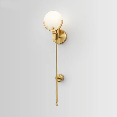 WELTIG American Mabel E14 Gold LED Wall Lamp & Wall Sconce