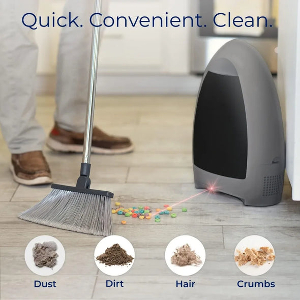 Home Touchless Vacuum Automatic Dustpan - Great for Sweeping Pet Hair Food Dirt Kitchen - Fast & Powerful, Corded Canister