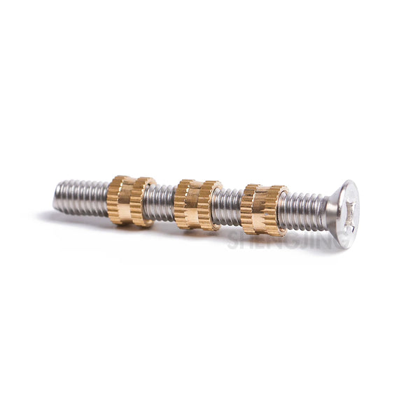 Threaded Brass Inserts 3D Printing Components Assortment Kit M1 M1.2 M1.4 M1.6 M1.7 To M10 Heat Knurled Heat Insert Nut 70-1300