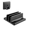 WELTIG Adjustable Vertical Laptop Stand | 3-in-1 Space-Saving Dock