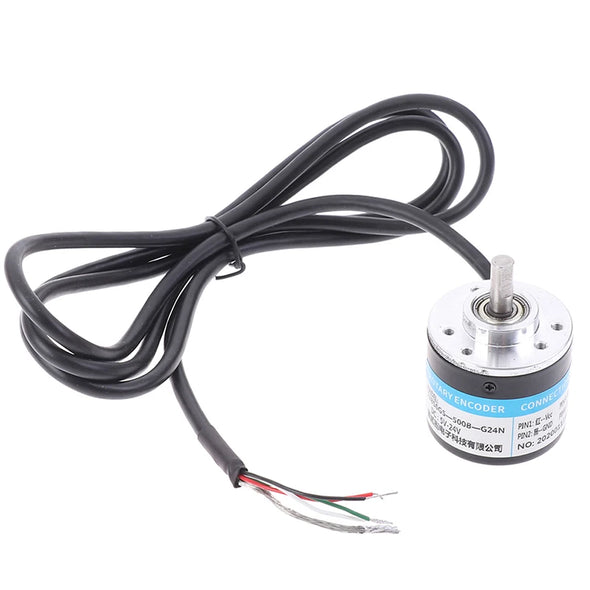 AB Phase For 100/200/360/400/500/600 Photoelectric Encoder P/R Photoelectric Incremental Rotary 5 V -24 V1-5000 P/R Encoder