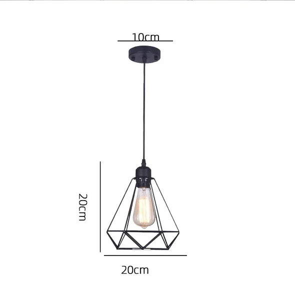 Retro Industrial Pendant Light