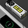 NEW Design Super Bright LED Source Work Lamp with Magnet Alarm SOS Key Chain Power Bank Waterproof Emergency Flashlight