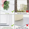 4PcsAcrylic Mirrors Set Self- Adhesive Mirror Tiles 2mm Thick Flexible Unbreakable Mirror Stickers Reflective Square Mirror Wall