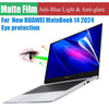 Screen Protector for Huawei MateBook 14 2024 FLMH-X/16/32 Anti-blue Light Anti-Glare Eye Protection PET Matte Film Anti Scratchs