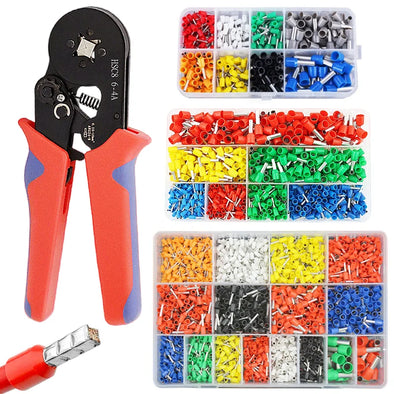 VE Tubular Crimping Terminal,Multiple Crimping Terminal Pliers Combination Set,Electrical Equipment Connector,Crimping Pliers