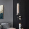 WELTIG Modern Luxury Wall Sconce: K9 Crystal & Gold Finish