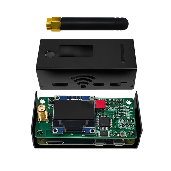 Assembled MMDVM Hotspot Support P25 DMR YSF NXDN With Raspberry Pi Zero W OLED +Antenna 16G card Case