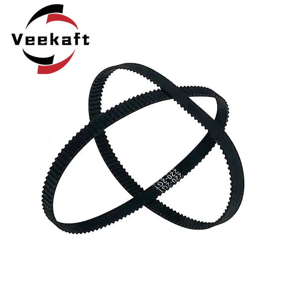 3D Printer Parts GT2 6mm Closed Loop Rubber Timing Belt 392 396 400 406 410 420 426 430 436 440 444 450 454 460mm 2GT 1pcs