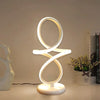 CETANT LED Table Lamps Minimalist Lines Black White Lights For Study Makeup Desk Bedside Living Room Bar Decorative Fixtures