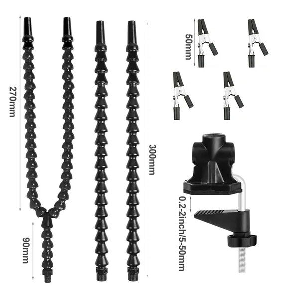 Helping Hands Soldering, Third Hand Soldering Tool PCB Holder Flexible Arms Helping Hands Crafts Jewelry Hobby Workshop Helping