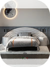 Semi-circular arc soft bed lollipop cream wind simple personality single bed modern full soft bed