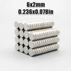 20/50/100/200Pcs 6x2 Neodymium Magnet 6mm x 2mm N35 NdFeB Round Super Powerful Strong Permanent Magnetic imanes Disc 6x2