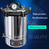 24L Automatic Sterilization Autoclave Pot High Pressure Sterilization Pot  LCD Steam Sterilizer Surgical Medical Tools