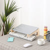 WELTIG Universal Wooden Laptop Stand with Detachable Base