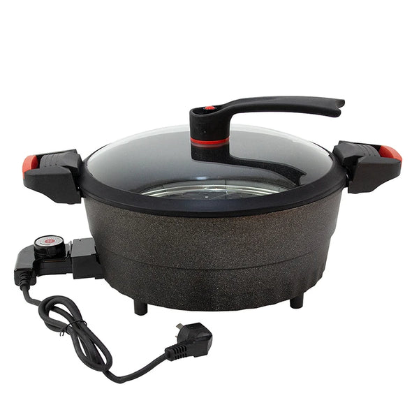 110V 220V 7L Micro Pressure Cooker Instant Heatint Electric Cooking Pot Household Non-stick Maifan stone Hotpot Boiler Steamer