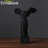 ERMAKOVA Victoria Goddess Figure Sculptures, Roman Winged Victory Samothrace Desktop Ornements Pour Home Decor Collection Gifts