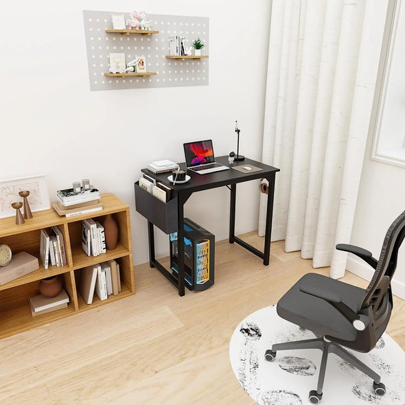 32 inch office small computer desk in modern minimalist style writing, study, home bedroom, work desk