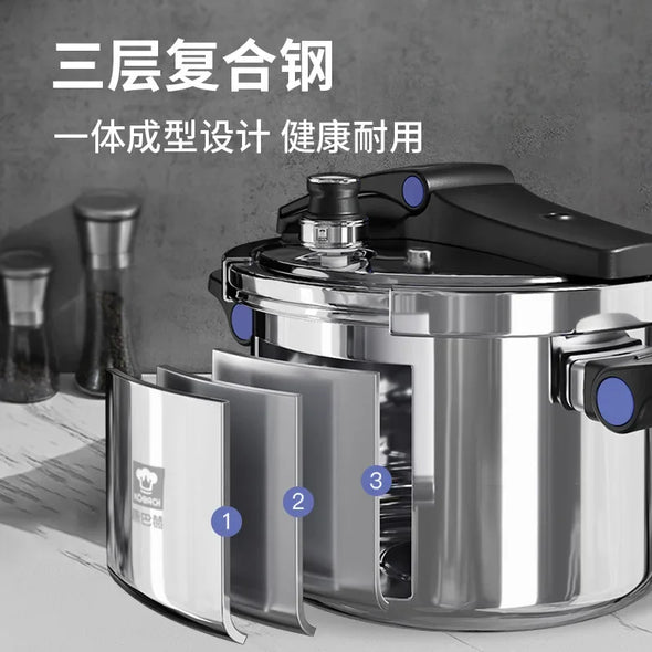 120Kpa pressure cooker Kitchen pressure cooker stainless steel Anti explosion Pressure canner electric cooker multifonction