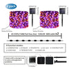 120 LED 39.37ft Orange Lights, Orange & Purple Halloween Lights, Purple Solar Halloween Lights 8 Modes, Outdoor Twinkle