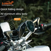 LOBOO Motorcycle Folding Rearview Mirror Large Field of View Ultra-wide Angle Reflector Reverse Mirror Moto Accessories