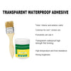 1/2/3Pcs Waterproof Coating Sealant Agent Transparent Invisible Paste Glue With Brush Restore Adhesive Roof Bathroom 30/100/300g