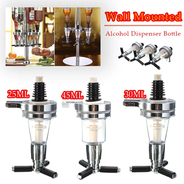 25/30/45ml Bottle Drink Dispenser Wall Mounted Wine Alcohol Liquor Cocktail Beer Dispenser Party Bar Home Pourer Wine Divider