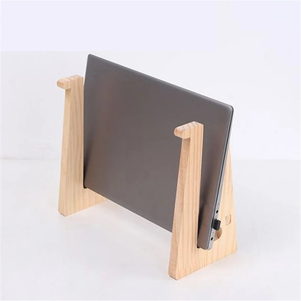 WELTIG Universal Wooden Laptop Stand with Detachable Base