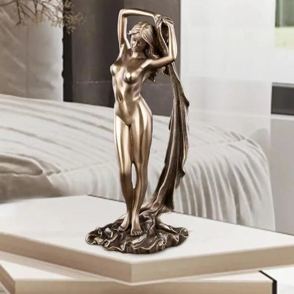 Women Boby Statue Resin Crafts Ornament Creative Goddess Figurine Sculpture For Home Living Room Office Desktop Decoration