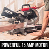 10" Dual Bevel Sliding Compound Miter Saw - MS6305-00 POWERFUL 15 AMP MOTOR - Delivers 4,800 RPM for quick, detailed cuts