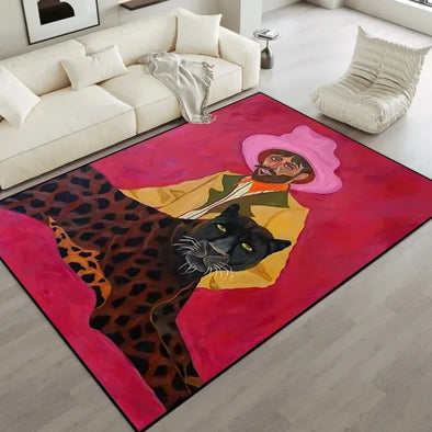 Fashion Art Decorate Living Room Carpet Home Large Area Coffee Tables Plush Mat Vintage Advanced IG Bedroom Rug ковер Tapis 러그