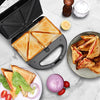 Sandwich Maker Panini Press Grill, 3 in 1 Waffle Maker with Removable Non-stick Plates, Electric Grilled Cheese Maker, 750W