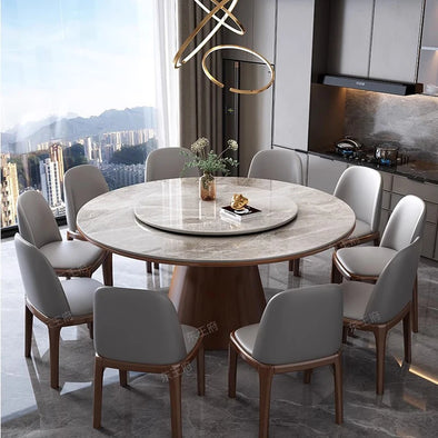 Dining Sets Furniture Organizer Coffe Table Games Modern Room Luxury Dinning Set Home Lounge Buffet Mesa Comedor Marble Round