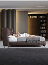 Genuine Leather Bed Master Bedding Light Luxury Modern Fruit Shell Bed